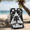 Customizable personalized beach towels Baphomet themed designs.Suitable for the beach, yoga, sports;ideal as beach accessories