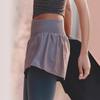 Women's Natural Waist Micro Elastic Knit Shorts Slim Sport Running Yoga Workout Hot Pants