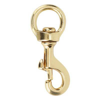 Quality Brass Swivel Trigger Hook High Strength Pet Pet Leash Rope Clip Golden Yellow