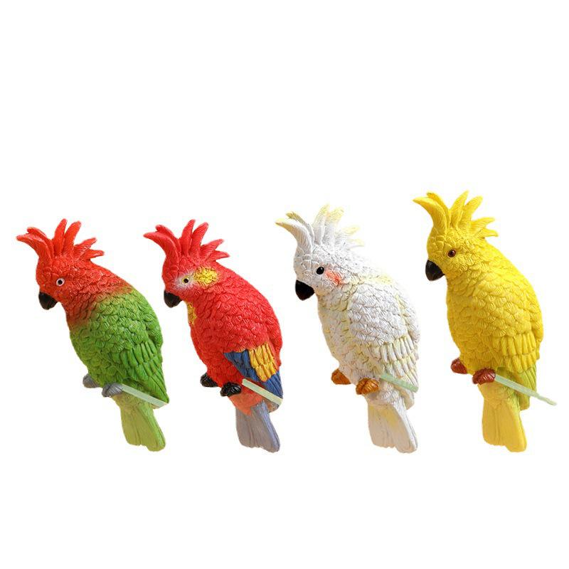 Kreative Papageifisch Aquarium Randdekoration - Wandhängendes Landschaftsornament