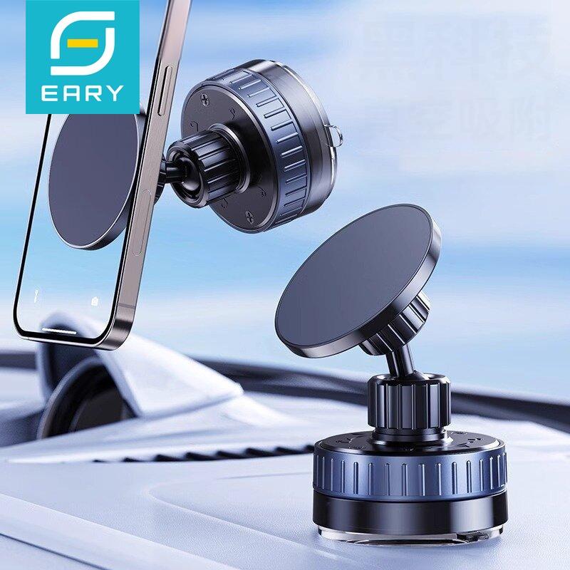 

Eary Car Phone Holder for Magsafe Suction Cup Strongest Magnetic 360 Rotation Car Phone Stand Mount for Car Accessories for Men