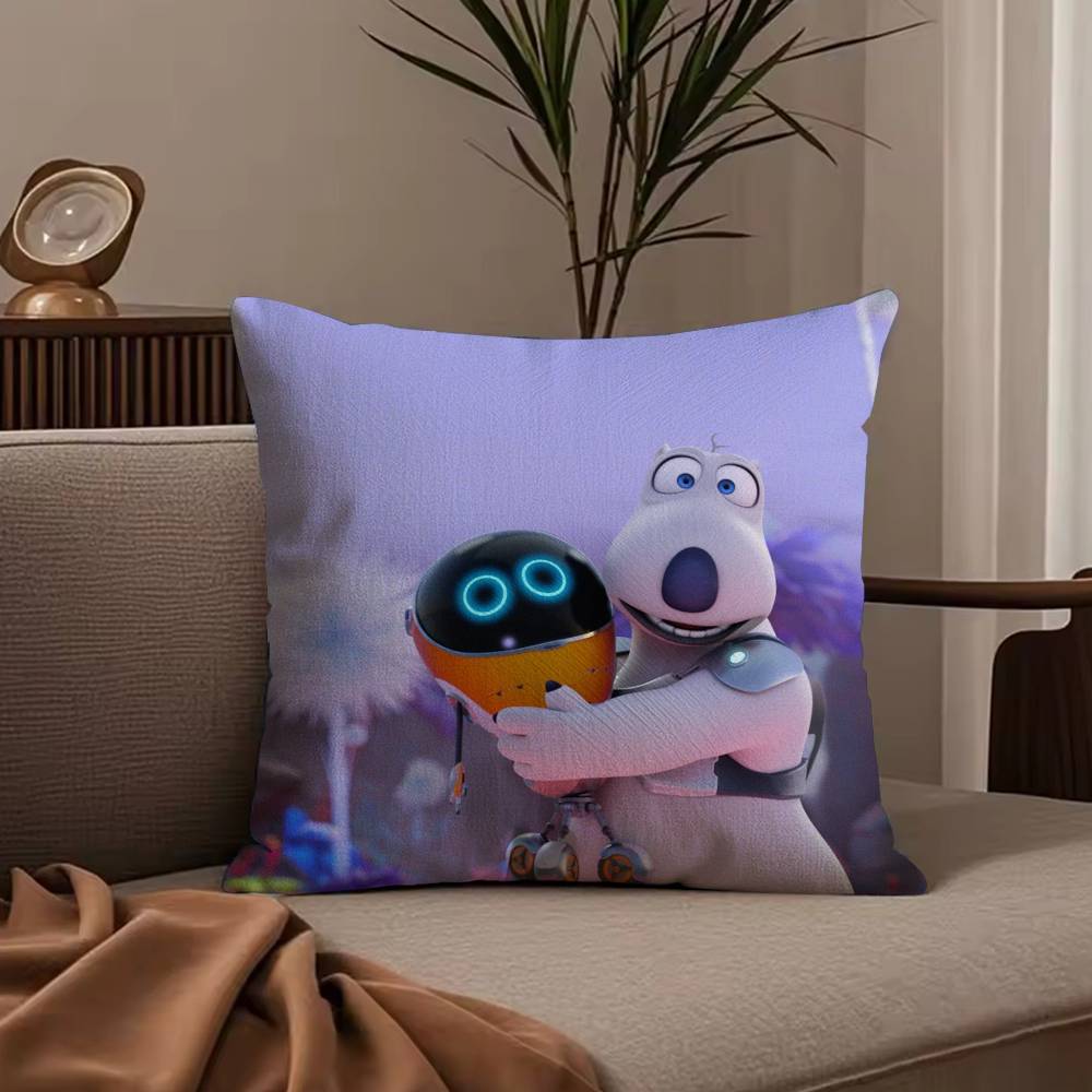 Cute B-Backkom Pillow Case Anti-dustmite Pillowcase Invisible zipper silky short plush Sofa cushion cover