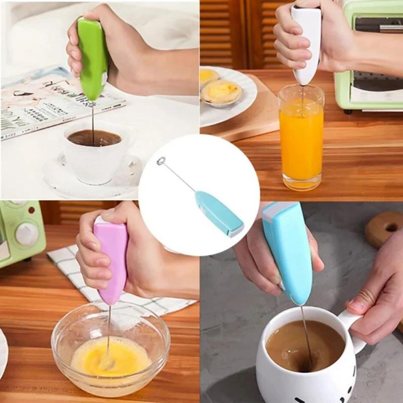 Automatic Egg Beater Foam Coffee Machine Whisk Electric Milk Frother Mixer Without Battery Portable Kitchen Coffee Whisk Tools