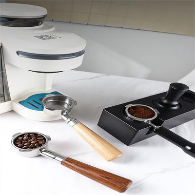 Porte-filtre à café sans fond de 51 mm avec poignée en bois pour Delonghi Dedica EC680 EC685, panier de filtre de rechange, accessoires pour barista