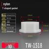 T-förmiger Nylon-Kunststoff-Dichtungsring und Schraubwellenhülse (Für dich: M2-M35)