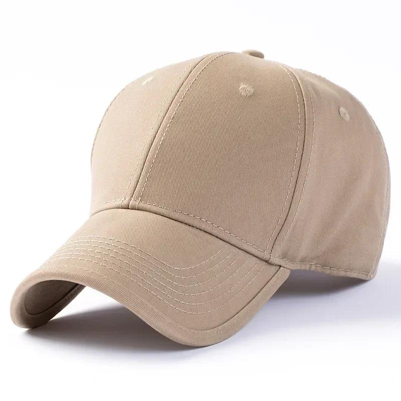 Casquettes de Baseball Grande Taille à Grande Tête pour Hommes Femmes Chapeau de Soleil Décontracté d'Extérieur Gorras Homme Couleur Unie Casquette Papa 60 63cm Grande Taille