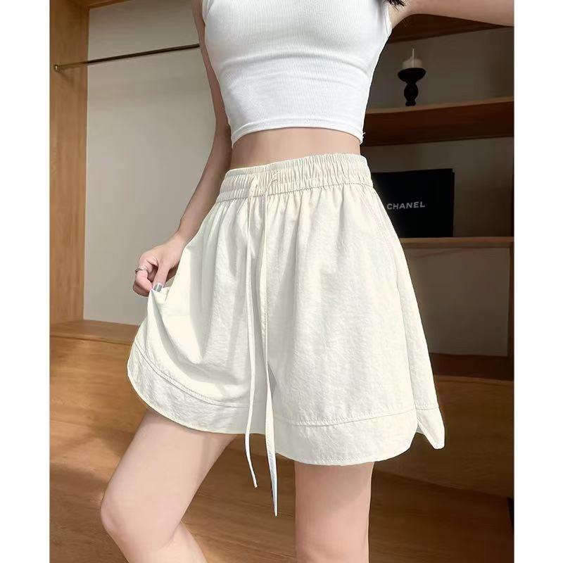 

Nai Fu Yamamoto Women s High Waist A-line Slimming Wide Leg Shorts - Thin Style Spring/Summer 2026 Fashion Casual Sportswear M (for 80-110 lbs)