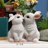 Waterproof Sculpture Resin Ornaments Cute Courtyard Accessories  for Patio Balcony Yard