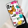 Butterfly Flower Phone Case For iPhone 17 Pro Max 15 14 13 11 12 16 Pro Max Mini 15 16 Plus 16e 17 Air Cover