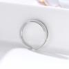 Korean Version of Korean Fashion Temperament Two-line Ring Women's Design Sense Niche Simple Cold Wind Jewelry