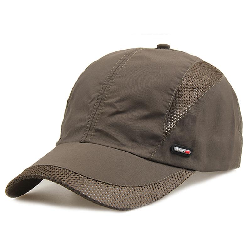 Baseballkappe Sommer Herren Damen Outdoor Sport Laufen Wandern Schweißkappe Männlich Schnelltrocknend Verstellbar Sonnenschutz Netz Truckerhut