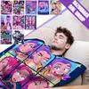 Flannel Digital Printed Blanket Conditioning Blanket Sofa Blanket Girl Gift