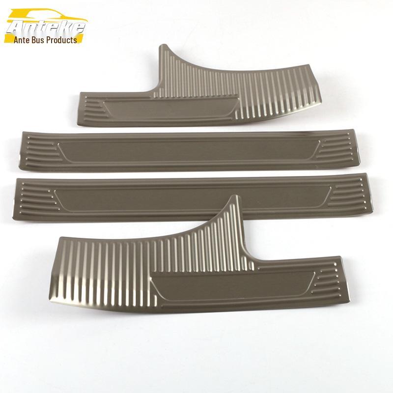 Fit for 2019 Koleos Stainless Steel Door Sill Trim Stickers - Exterior Welcome Pedal Accessories