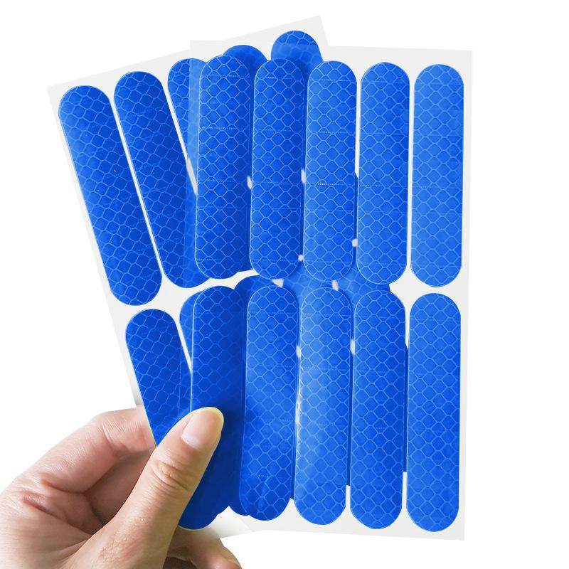 

10-piece helmet reflective stickers, safety stickers, and motorcycle warning stickers