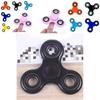 Elegant Wood Hand Spinner Tri Fidget Ceramic Ball Desk Toy For Stress Relief