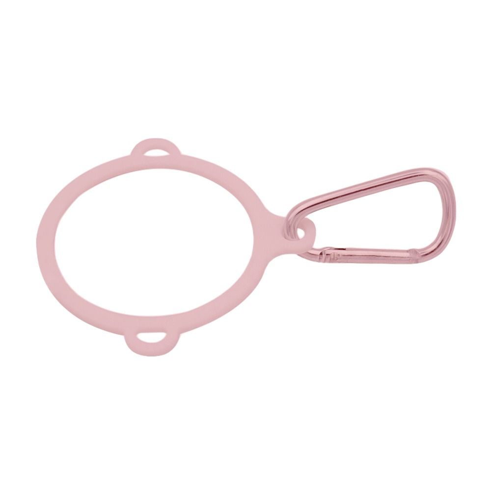 Three Hole Plastic Ring Buckle with Carabiner Kettle Hanging Buckle Carrying Rope Outdoor Tool