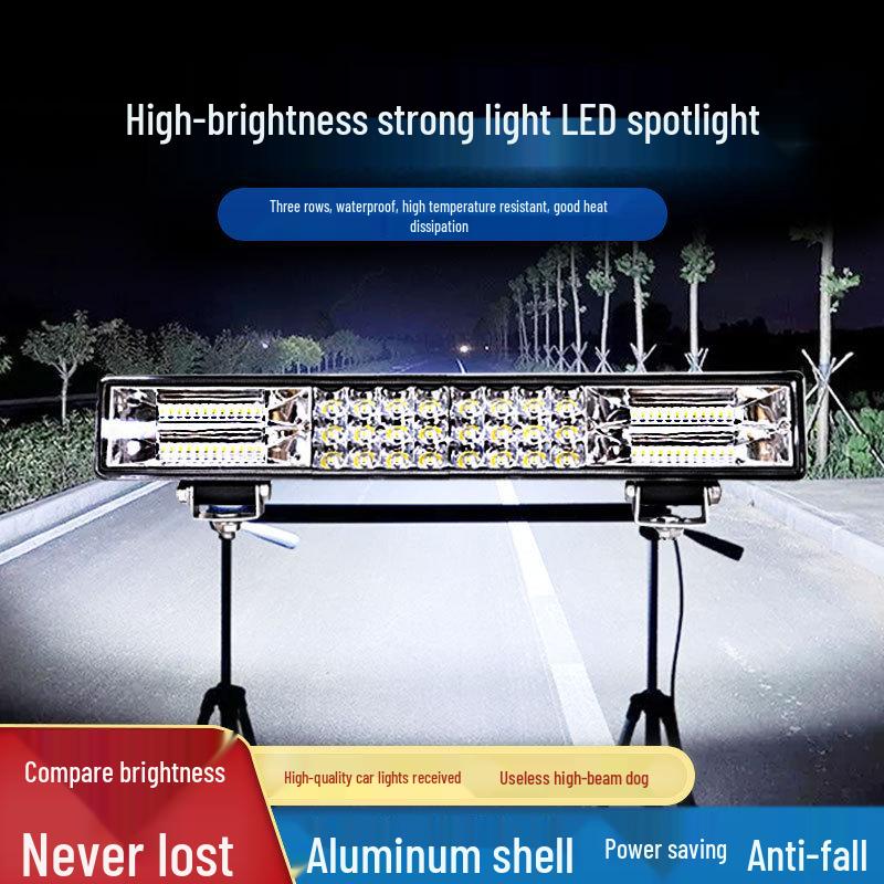 Compatible LED Strip, Headlight & Spotlight for 12V/24V Vehicles - Ideal for Cars & Trucks