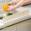 Household Sink Splash Proof Water Blocking Board Silicone Suction Cup Kitchen Sink Waterproof Strip Water Blocking Board