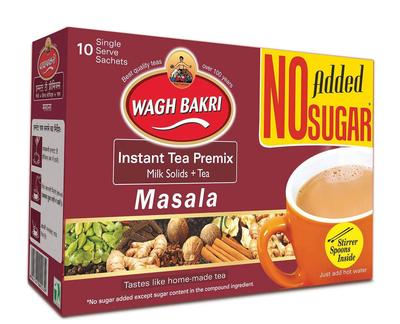 Wagh Bakri Masala Instant Tea Premix, Chai Tea, 80 Grams, Masala Chai