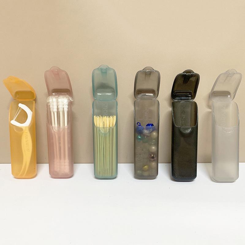 Mini Zahnstocher Aufbewahrungsboxen Zahnstocherhalter mit Deckel Zuhause Küche Esstisch Hotel Restaurant Tragbares Kleines Zahnstocheretui