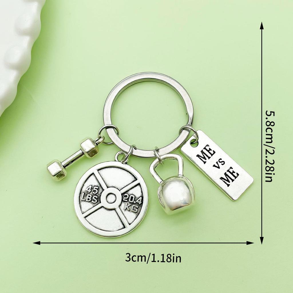 Hot Selling Fitness Equipment: Dumbbells, Barbells, Keychains, Bag Charms, Keyrings & Gift Accessories