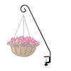 Support pour mangeoire à oiseaux de 32 pouces pour rambarde de terrasse, Crochet robuste à pince, Support pour suif d'extérieur pour stand de patio, balcon, jardin