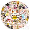 135Pcs/Set Lucky Cat Mini Diary Manual Stickers DIY Scrapbooks Album Decor Decals Stickers