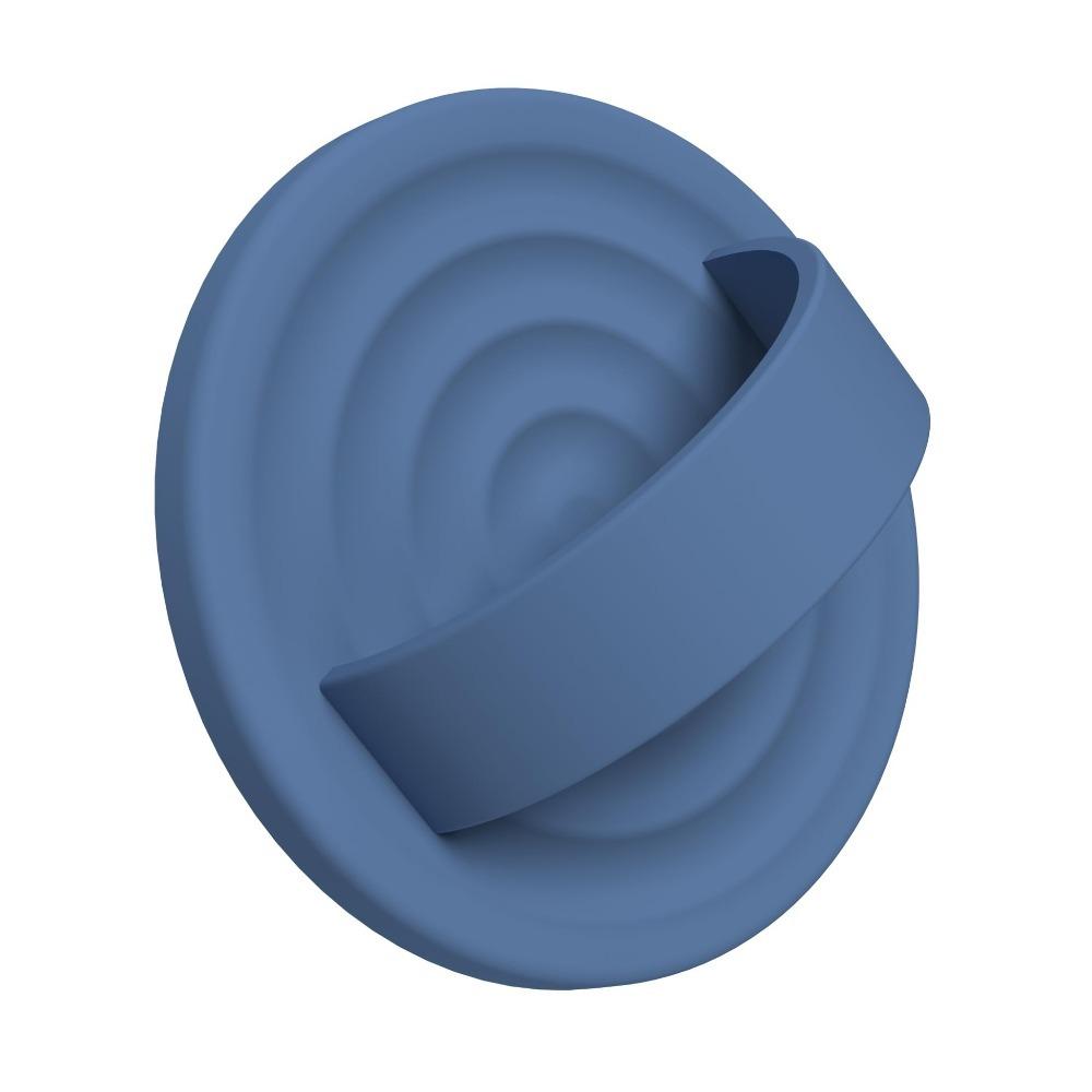 Universal Silicone Magnetic Phone Grip 360° Rotation Solid Color Finger Loop Grip Portable Soft Phone Ring Holder For MagSafe