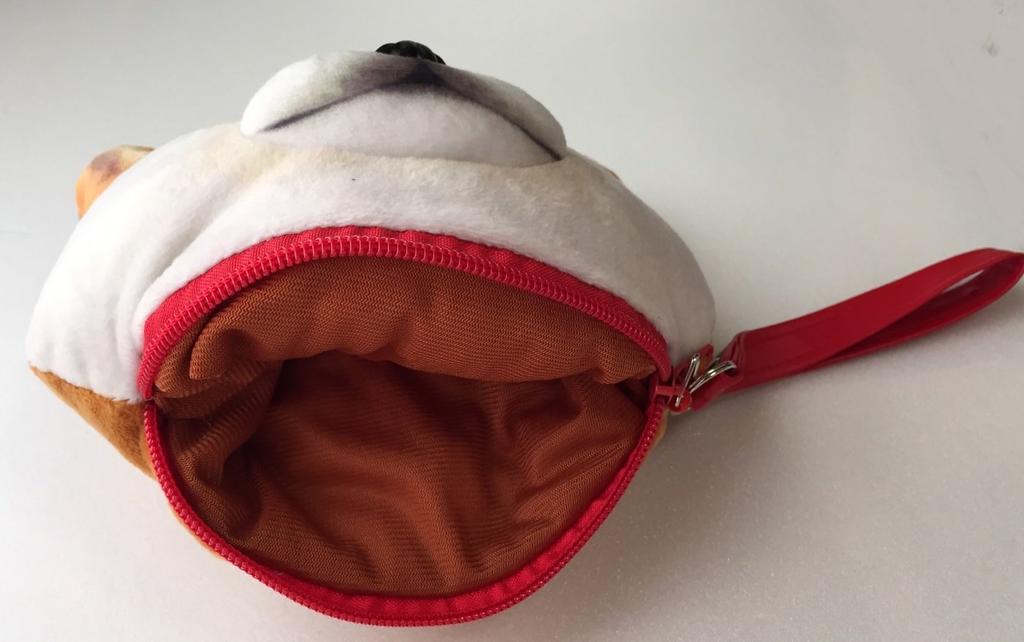 Weiche und flauschige Shiba Inu Tasche möchte zum mit Kartenetui [Monshop] "Gonta will nicht prüfen"