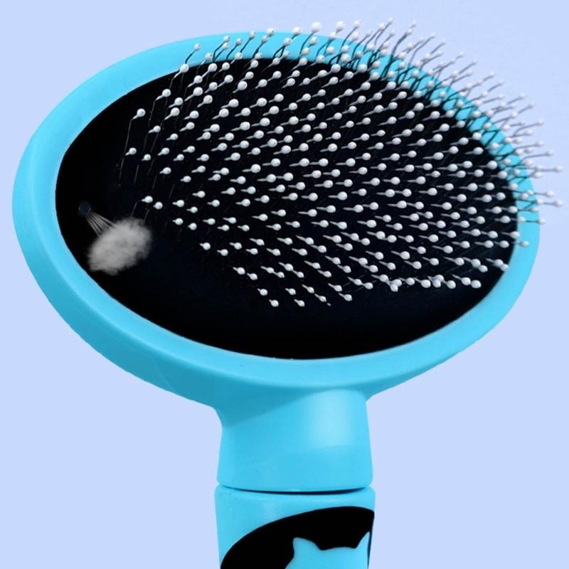 Pet Brush Deshedding Slicker Comb Comfort Handle Cats Brush for Shedding and Grooming for All Long or Short Hair Pet