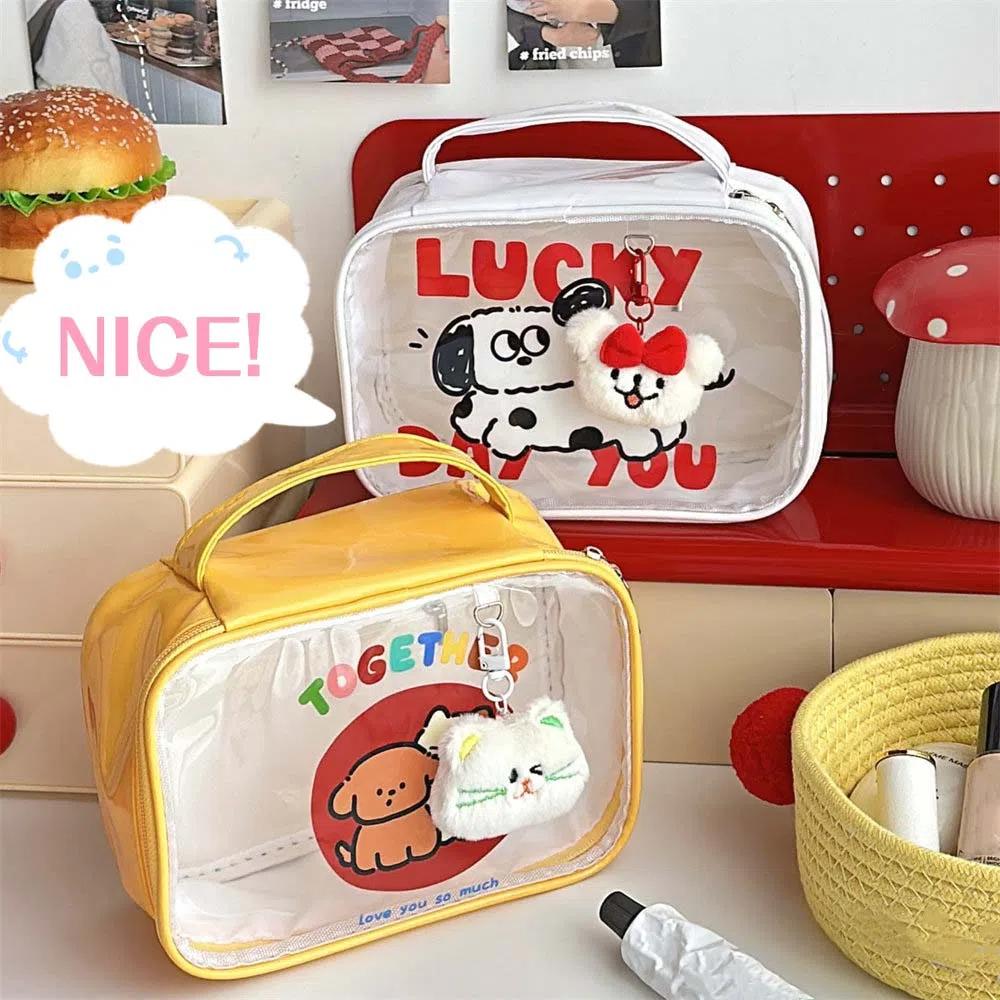 Makeup Brush Storage Cartoon PVC Cosmetic Bag Wash Pouch Cosmetic Cases  Travel