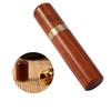 Natural Wood Tootick Holder Capsule Case Portable   Craft (Blackwood)