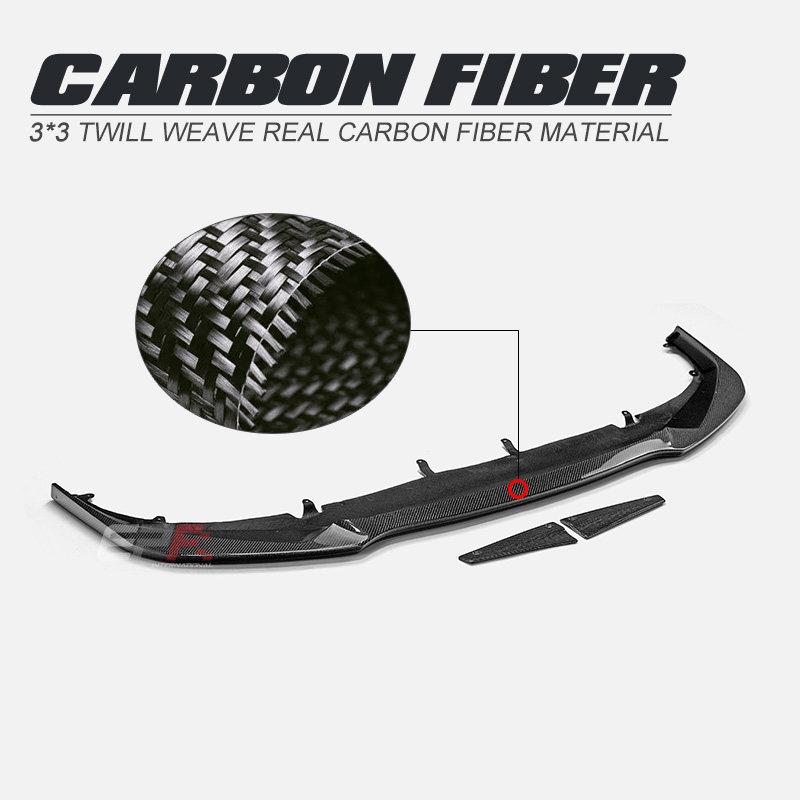 Carbon Fiber Front Splitter Lip Spoiler for Toyota GR Yaris (Late Model)