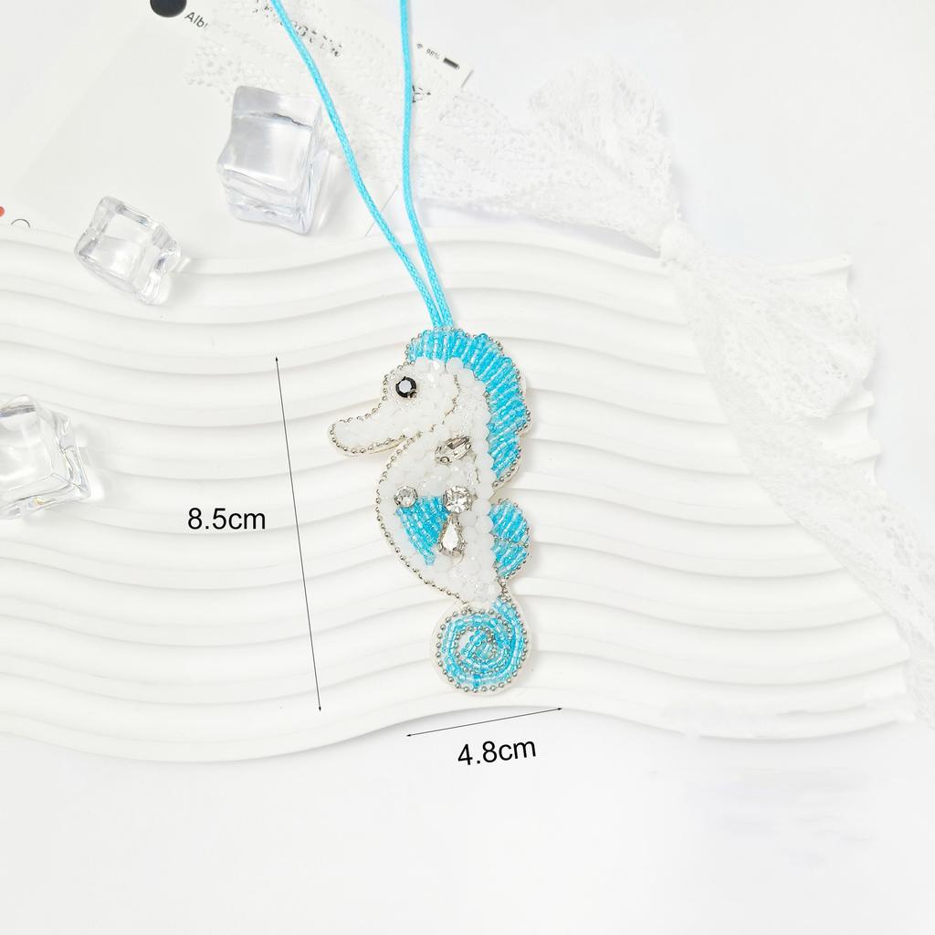 5-10cm Rhinestone Patch Starfish Pendant Sea Horse Patch For Bag Decoration Accessories Personalized Gifts Clothing Applique