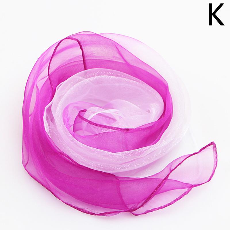 Transparent Summer Scarf For Women Square Gradient Color Head Wear Shinny Thin Chiffon Neck Shawl Beach Vacation Accessories