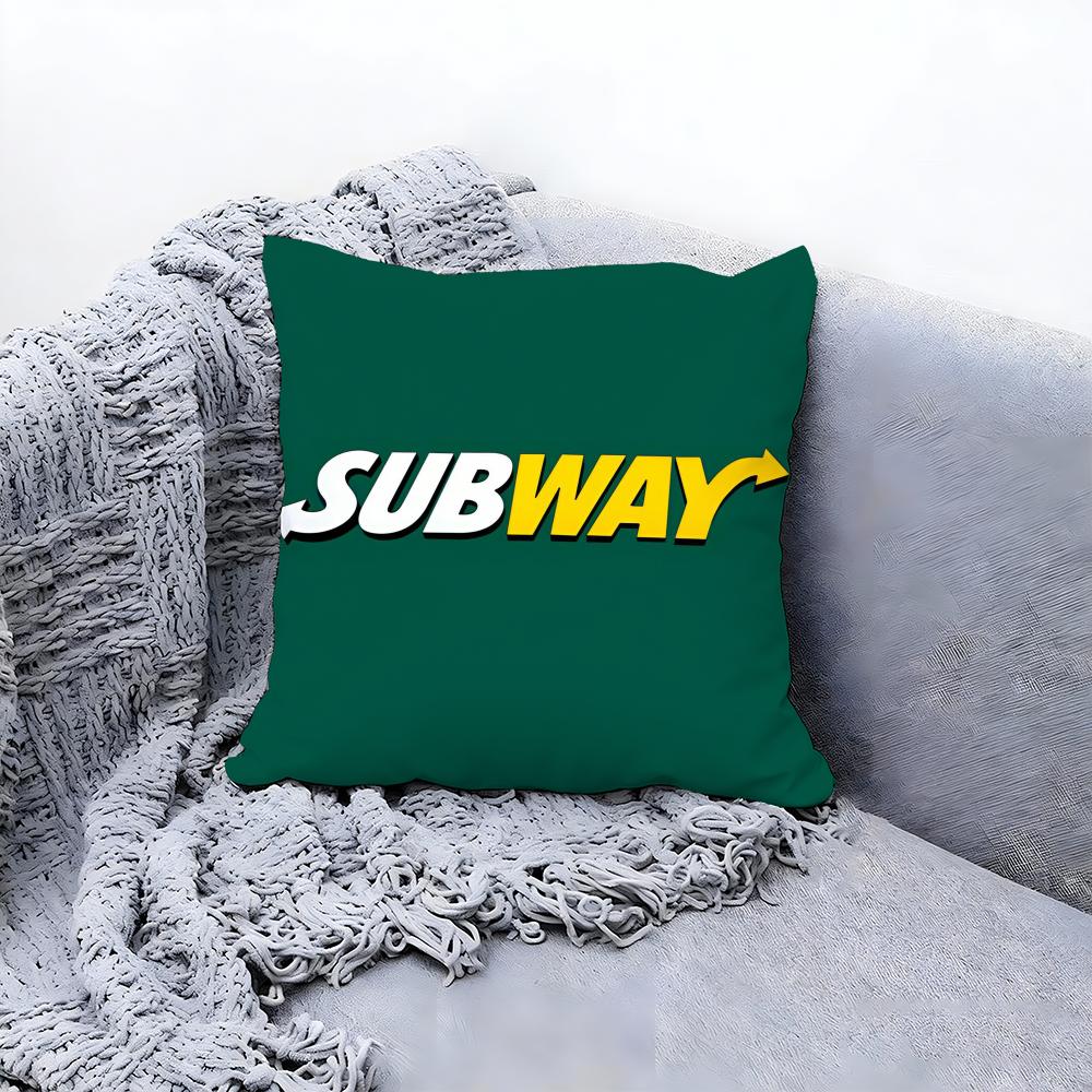 Fodera Cuscino S-SubwayS Calda Copricuscino Reversibile Comfort Premium - Design Due in Uno per Qualsiasi Stanza e Interno Auto