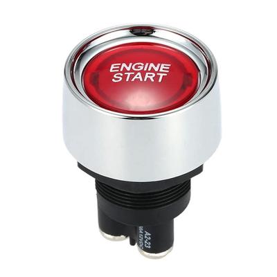 Universal 12-24V Car Red Illuminated Engine Start Switch Push Button Race Starter