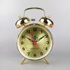 Sveglia Meccanica a Carica Manuale Vintage Pollo che Mangia Riso Orologio da Tavolo in Metallo Orologi con Campana Oversize in Metallo per Camera da Letto Comodino Regalo