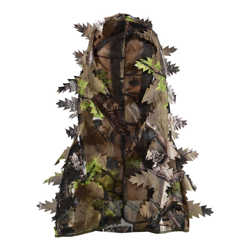 Ghillie Hunting Hat Camouflage Leaf Headgear Mosquito Net Hat Hunting Accessories for Men