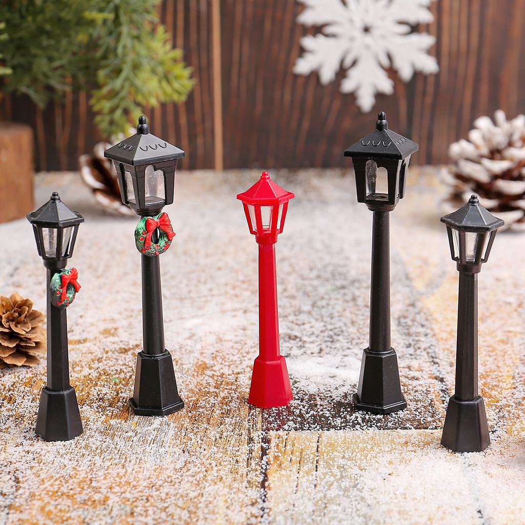 Retro Scene Decoration Mini Path Lamp With Simulation Light For Holiday Indoor Use