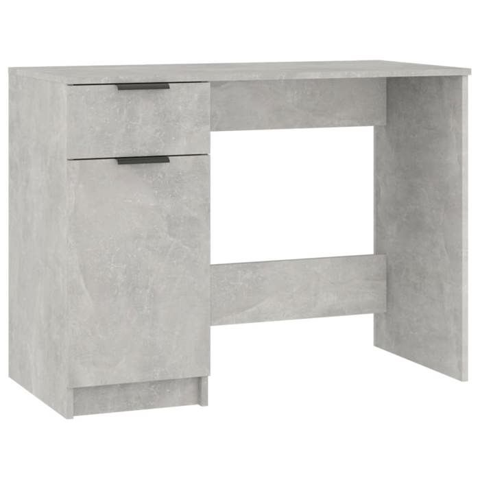 VidaXL Desk Concrete Grey 100x50x75 Cm Engineered Wood 811497