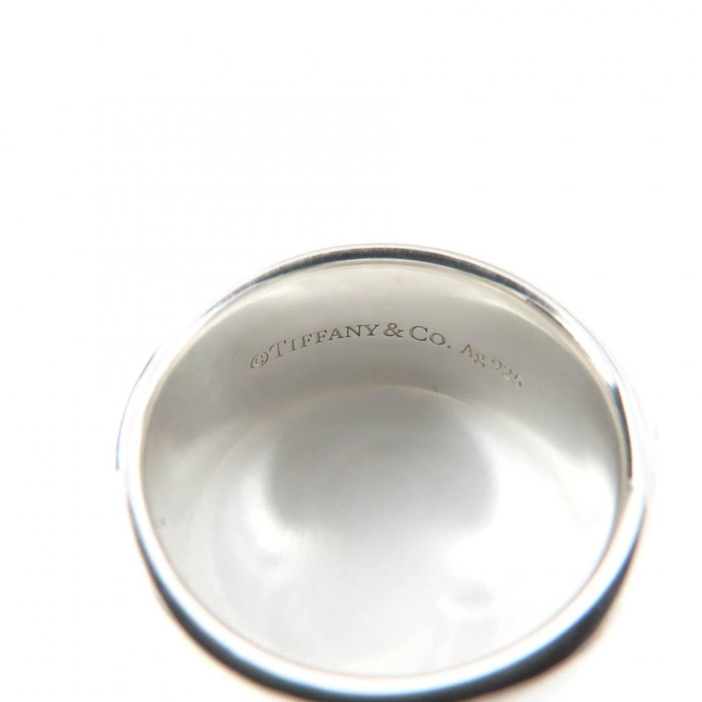 Very Good TIFFANY&Co. Ring Logo design by Return to Tiffany & Co. Wide AG925 Used