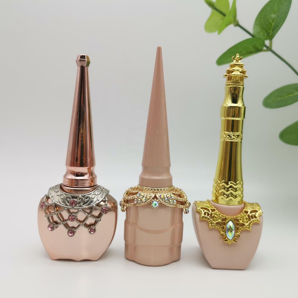 New Arrival Empty Container Luxury Nail Polish Bottle Gel Polish Bottle with Brush Cap