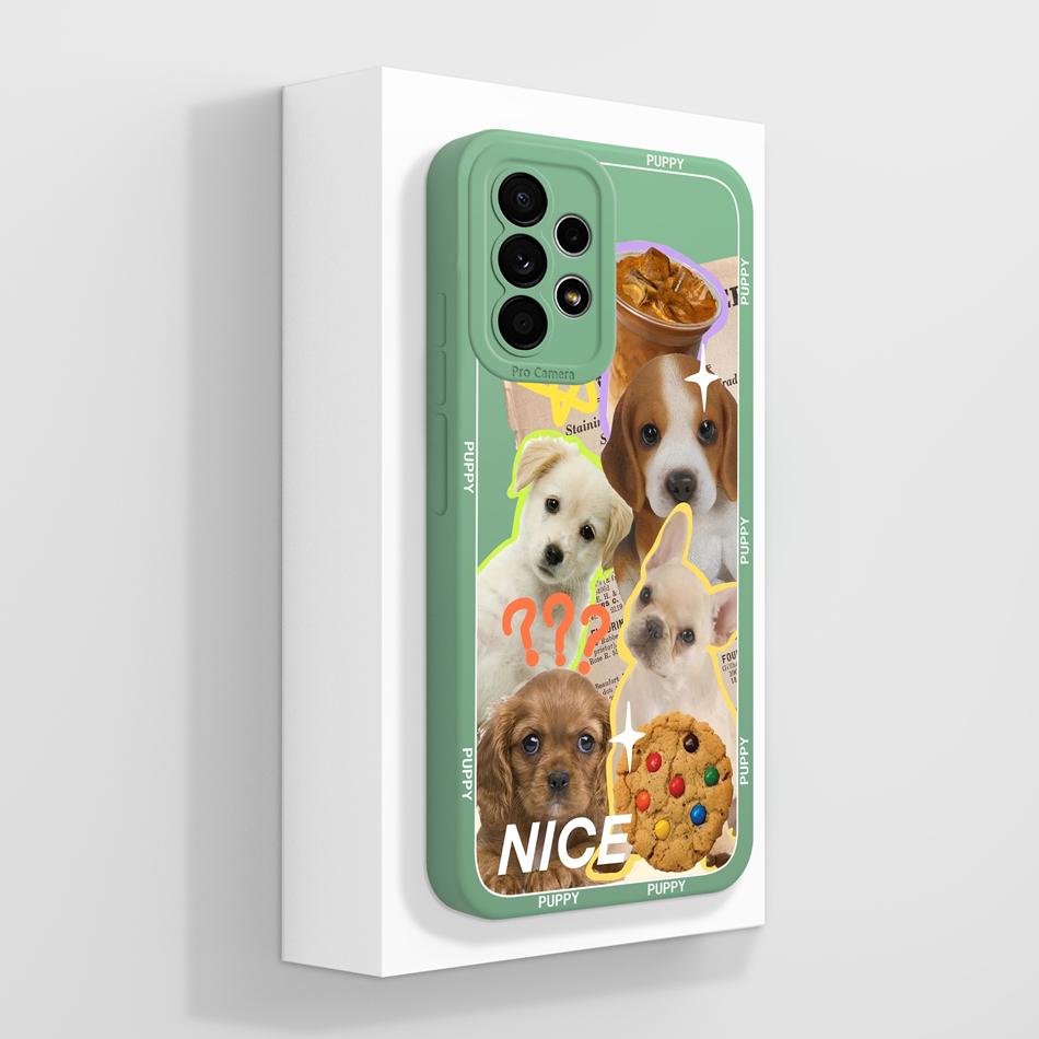 For Samsung Galaxy A52 A52S Case Cute Candy Painted Cover For Samsung A 52 Soft Liquid Silicone Phone Cases For Samsung A52 Capa