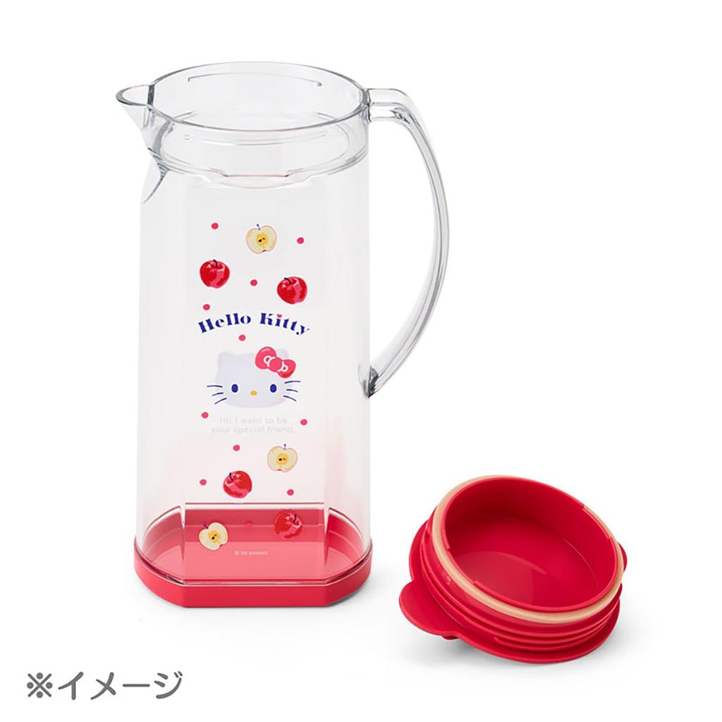 Sanrio Cold Water Pitcher Cinnamoroll Main AS Silicone Rubber Can Be Placed Vertically or Horizontally 313033 Body/Bottom Lid Resin/Lid