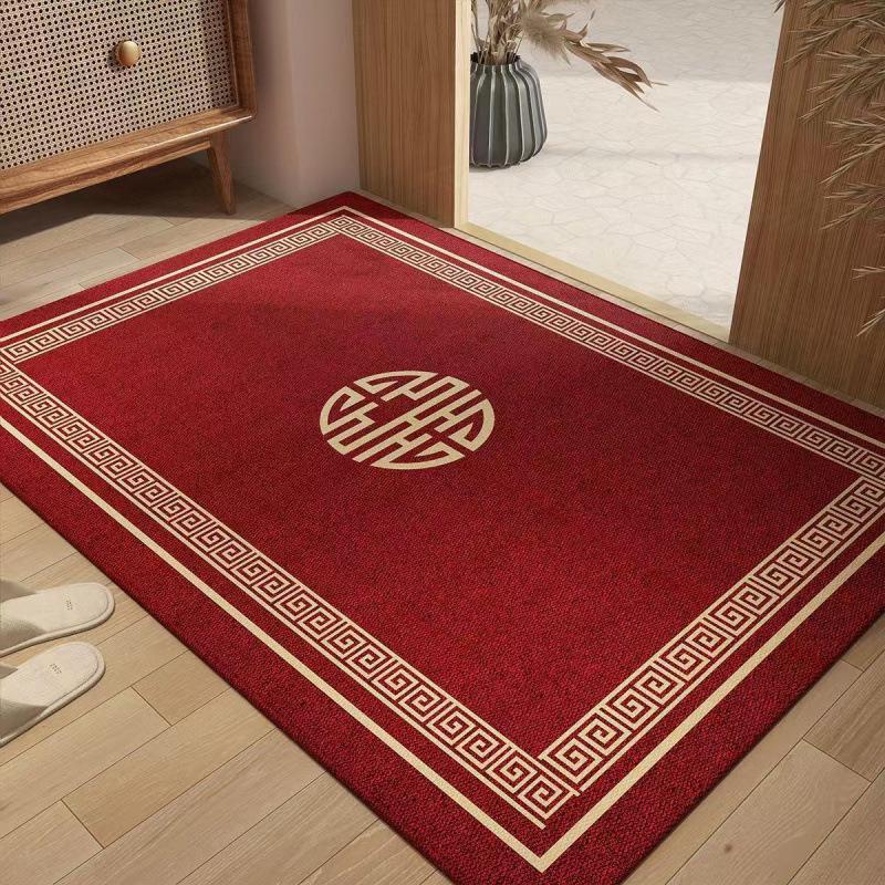 Chinese Style Durable Entryway Door Mat - Dirt & Wear Resistant, Easy Care, Cuttable