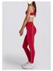 Q1R Two-Piece Color Block Fitness Shorts & V-Neck Halter Sports Bra Yoga Set - Quick-Drying & Breathable