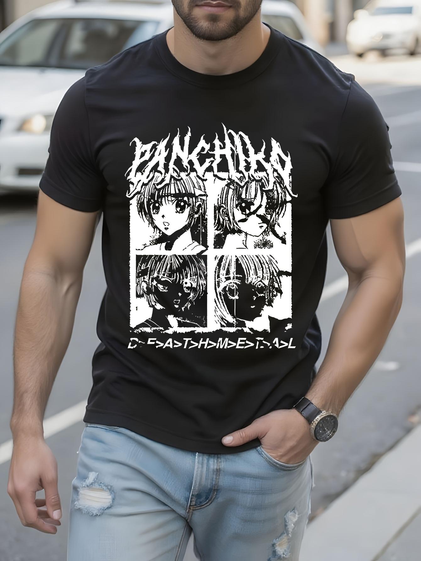 Panchiko DEATHMETAL Album Graphic Print Tshirt Wo Oversiz... S
