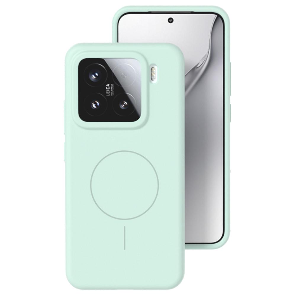 

For Xiaomi 14 Pro Liquid Silicone Magnetic Case Skin-Touch Phone Cover C