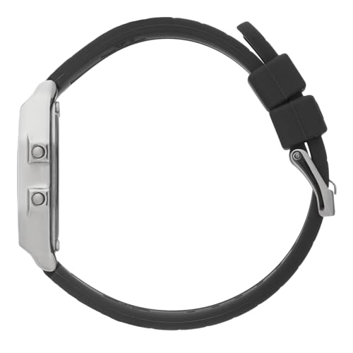 Authorized Dealer [Ice Watch] Ice Watch Digital Wristwatch for Women 022063 ICE Digit Retro Black Silver Small